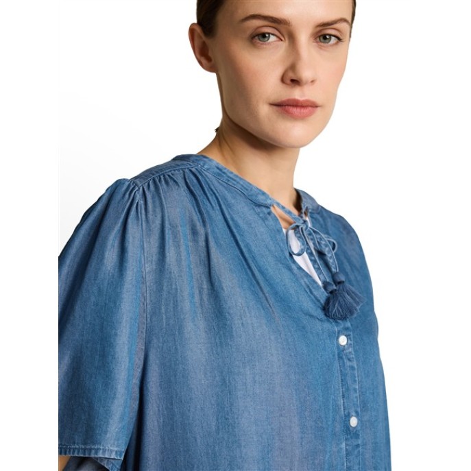 Tom Tailor Damesmode blouse with denim look 1051078 